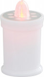 MagicHome TG-18, LED, lum&acirc;nare de morm&acirc;nt, alb, 11 cm, (2xAA inclus)