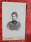 Fotografie tip CDV, Femeie inceput de secol XX