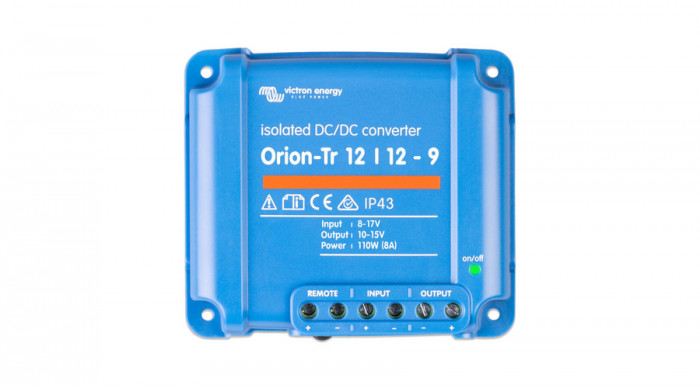 Convertor DC/DC Victron Energy Orion-Tr 12/12-9A (110W); 8-17V / 12V 9A; 110W