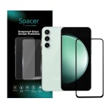 FOLIE STICLA Spacer pentru Samsung Galaxy S23 FE, grosime 0.3mm, acoperire totala ecran, strat special anti-ulei si anti-amprenta, Tempered Glass, sti