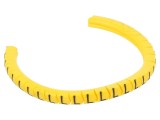 Marcaje cabluri PVC galben 1,3-3mm