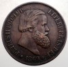 B.700 BRAZILIA PETRUS II 20 REIS 1869, America Centrala si de Sud, Bronz