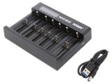 &Icirc;ncărcător XTAR Li-Ion 3,6/3,7V 1A 5VDC cu Microprocesor