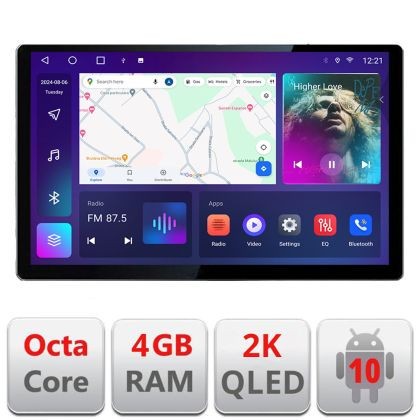 Navigatie dedicata Cadillac CTS 2003-2007 Edonav ecran 13&quot; 2K 8 si 128 Android Waze USB Navigatie 4G 360 Toslink Youtube Radio KI CarStore Technology