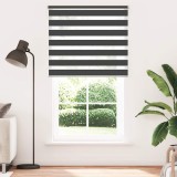 Jaluzea tip zebră, 120 x 230 cm, negru, vidaXL