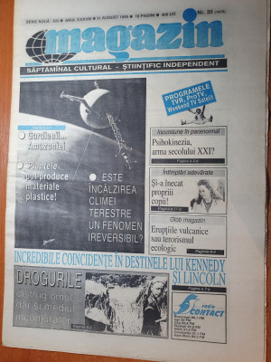ziarul magazin 31 august 1995- articole despre &amp;quot;james bond&amp;quot;si s.stallone foto