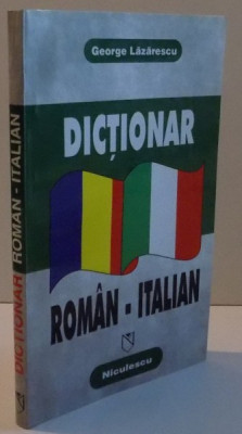 DICTIONAR ROMAN-ITALIAN de GEORGE LAZARESCU , 1997 foto