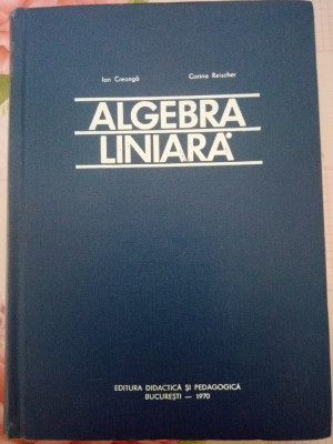 ALGEBRA LINIARA - Ion Creangă, Corina Reischer - Ed.D.P.-1970 foto