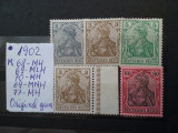 1902-Partial set-Mi=+200$-MNH+MLH-Perfect, Nestampilat
