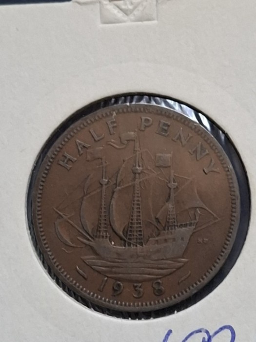 Half penny 1938