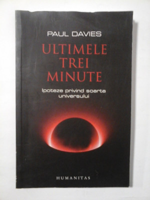 ULTIMELE TREI MINUTE - PAUL DAVIES foto