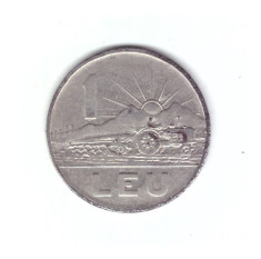 Moneda 1 leu 1963, stare relativ buna, curata foto