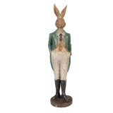 Cumpara ieftin Figurina Iepuras polirasina multicolora 9x9x36 cm