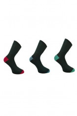 Set 3 perechi sosete barbati Men&amp;#039;s socks multicolor, marimea 41-46 foto