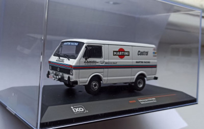 Macheta VW LT28 SWB 1982 BMW Rally Team Support Van - IXO 1/43 Volkswagen Martini foto