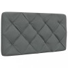 VidaXL Pernă pentru tăblie de pat, gri &icirc;nchis, 80 cm, material textil 4019192