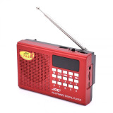 Radio portabil cu acumulator 3.7v 2000 mAh, mp3 player, Bluetooth, card TF,, Oem