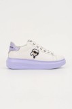 Karl Lagerfeld sneakers KAPRI culoarea alb, KL62530N