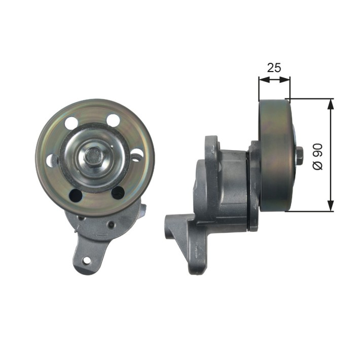 GATES T39154 DriveAlign&reg; Intinzator curea, curea distributie