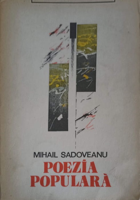 POEZIA POPULARA-MIHAIL SADOVEANU-220773