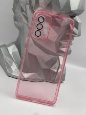 HUSA SLIM COLOR SAMSUNG A52 4G / A52 5G / A52S 5G PINK, STICLA CAMERA INCLUSA foto