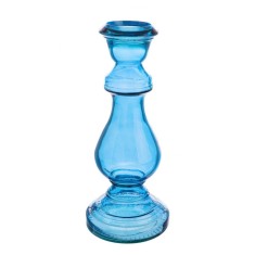 Sfesnic sticla albastra Jody 17x40 cm