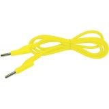 Cablu borne 4mm t-t 1m galben