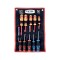 EXTOL PREMIUM set ?urubelni?e izolate 1000V+neizolate, 6+5 buc; cu detector de tensiune, suport plastic+husa nylon