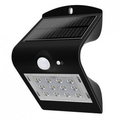 LAMPA LED SOLARA 1.5W 4000K ALB NEUTRU NEGRU Electronic Technology foto