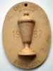 Cupa Prieteniei Sf. Gheorghe 1987 Sepsiszentgy&ouml;rgy - Cupa sport trofeu, plastic 134/98mm
