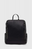 Answear Lab rucsac femei, culoarea negru, mic, neted