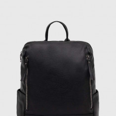 Answear Lab rucsac femei, culoarea negru, mic, neted