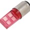 Lampă LED roșie BA15D 230V