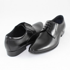 Pantofi eleganti barbati piele naturala - Saccio negru - Marimea 41 foto
