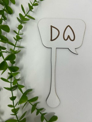 Props cu textul ,,DA din MDF foto