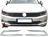 Ornamente Crom Proiectoare VW Passat B8 2014-2020 Inox ALM Set 2 Bucati, ALM