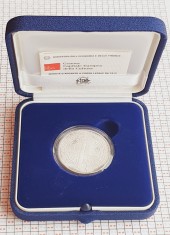 M01 Italia 10 Euro 2004 Genoa (tiraj 20,000) km 240 UNC argint - oxidata