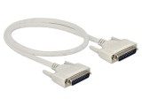 Cablu D-Sub 25pin, 0,5m, bej