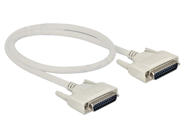 Cablu D-Sub 25pin, 0,5m, bej