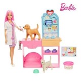 Set de joc de rol cabinet veterinar cu animale și instrumente medicale, CMCLASS