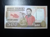 MADAGASCAR 500 FRANCI 1988 UNC