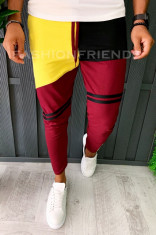 Pantaloni de trening pentru barbati - slim fit -trei culori- A5956 foto