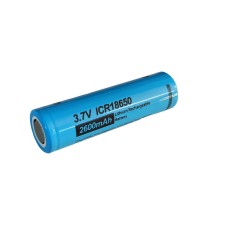 Acumulator plat ICR 18650, Li-Ion, 2600 mAh, 3.7V, Pkcell