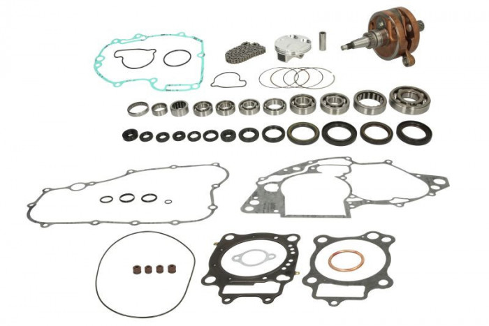 Engine repair kit. tłok STD (a set of gaskets with seals. crankshaft. gearbox bearing. piston. shaft bearing. water pump and shaft repair kit) HONDA C