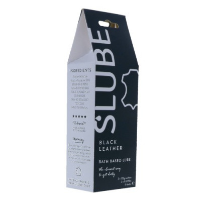 Slube Black Leather &amp;ndash; Gel de Dus Lichid 250g foto