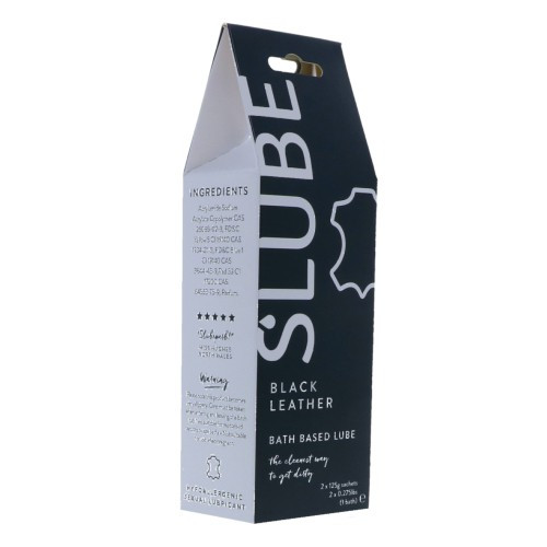 Slube Black Leather &ndash; Gel de Dus Lichid 250g