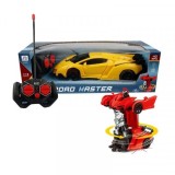 Masinuta-robot cu telecomanda pentru copii 40Hz 24x11x7cm rosu/galben 338-26 CWT