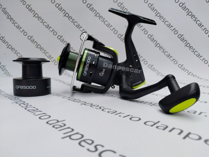 Mulineta FL QFB5000 6 rulmenti pentru crap si tambur rezerva DIVERSE CULORI