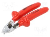 Foarfece izolaţi pentru tăiere cabluri UNIOR 170mm