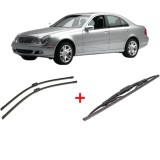 Cumpara ieftin Set 3 stergatoare MERCEDES-BENZ E-CLASS Platform/Chassis (VF211) 2003 - 2009, pentru parbriz si luneta, Bosch Twin